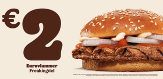 Freakingdel voor €2 bij Burger King