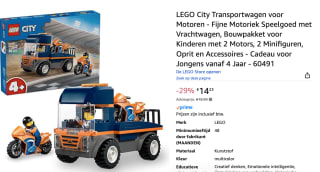 LEGO City - Motorcycle Transporter 60491 voor €14,23 bij Amazon