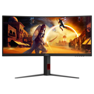 Monitor gaming AOC CU34G4, 34" UWQHD, 180 Hz, Curvo, 1 ms GtG por 186,15€