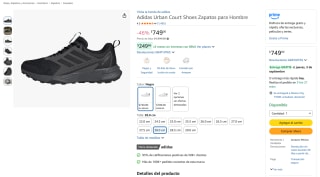 Adidas Urban Court Shoes Zapatos para Hombre por $749 en Amazon