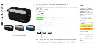 KTMOUW estuche para lápices gran capacidad (3 compartimentos) por $100 en Amazon