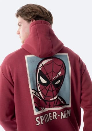 Batman o Spiderman Sudadera con capucha y bolsillo por solo 12.99€