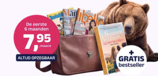18 tijdschriften met hoge korting en gratis bestseller