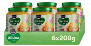 Pack 6x200g de Blédina Tarritos de Tomate, Patata, Zanahoria y Ternera por 4.87€