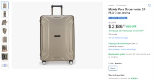 Maleta Cloe Jevina 24" por $2,187 | Mercado Libre