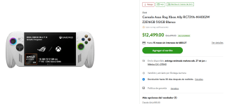 Asus Rog Xbox Ally 512GB por $9,624 | Bodega Aurrera (Banamex MSI)