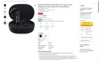 Audífonos Xiaomi Redmi Buds 4 Lite por $198 | Oferta Amazon