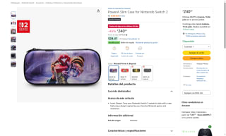 Estuche PowerA para Nintendo Switch 2 por $241 | Oferta Amazon