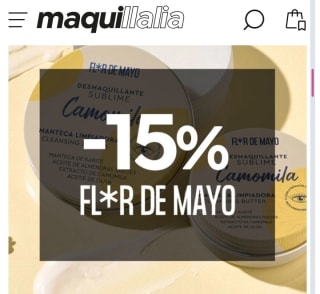 -15% de Descuento Flor de Mayo.