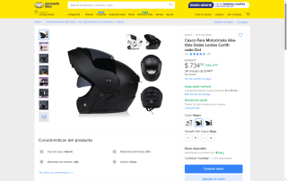 Casco Abatible Doble Lentes por $735 | Oferta Mercado Libre