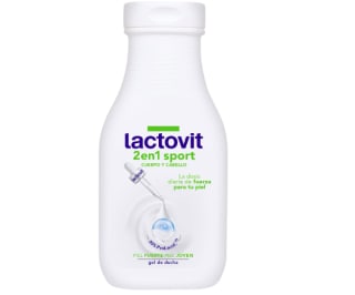 Gel de Ducha y Champú Lactovit Sport 2 en 1 250 ml por 1,46€ 70% 2da unidad 70%