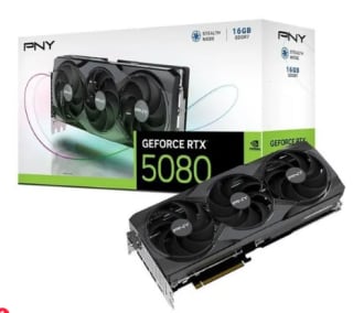Carte graphique - GEFORCE RTX™ 5080 PNY à 999,99€