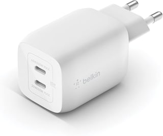 Belkin - Boost-Up Charge Pro Adapter - 2-poorts - 65W voor €24,99 bij Amazon