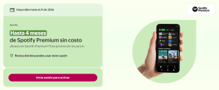 Hasta 4 Meses Gratis de Spotify Premium en Walmart Beneficios