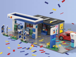 Gratis Q8 tankstation miniatuursets bij Q8