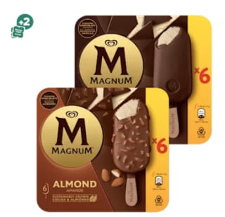 1+1 gratis op Alle Magnum IJs bij de plus