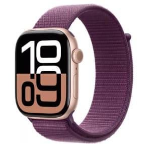 Montre connectée APPLE WATCH Serie 10 46mm Alu/Or Rose Loop Cellular à 426,82€
