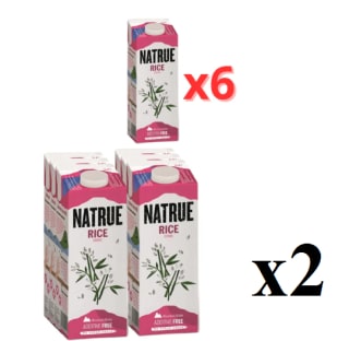 2 Packs de 6 x 1L de Natrue bebida arroz por 9.98€