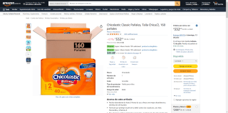 Chicolastic Classic Pañales Talla Chica/2 160 paqpor $299 | Descuento Amazon