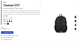 Mochila Xtrem Tasman 5XT para Laptop 17" por $779 | Samsonite