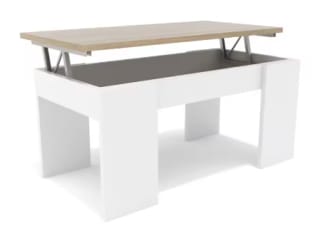 Mesa de centro elevable Dormidan 90cm por 27,50€.