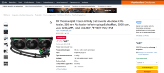 Thermalright Frozen Infinity waterkoeler voor €44
