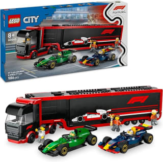 LEGO City F1 truck met RB20 en AMR24 F1 auto's voor €62,64 bij Amazon