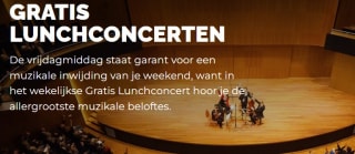 Gratis Lunchconcerten op vrijdagmiddagen in Tivoli Vredenburg