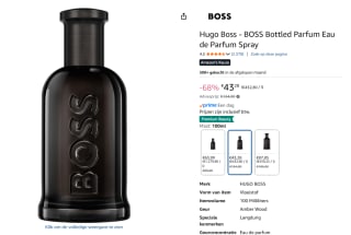 BOSS Bottled Parfum 100 ml voor €43,28