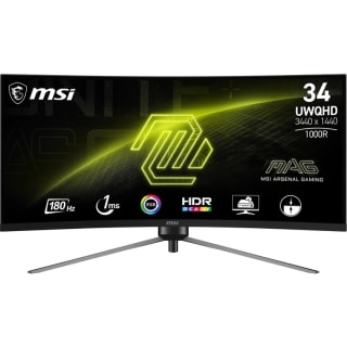 MSI MAG 345CQRDE 34" UWQHD 180Hz VA Gaming Monitor voor €294,95