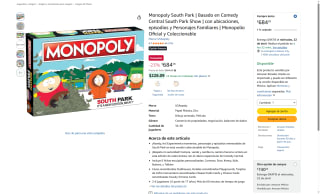 Monopoly South Park por $684 | Oferta Amazon