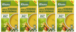 4 x 500ml de Knorr Crema de Verduras Mediterraneas por 4.79€