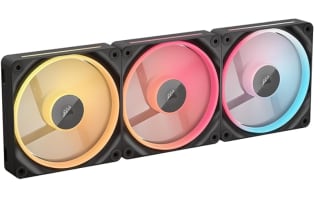 CORSAIR iCUE Link LX120-R RGB 120mm Ventilador Inverso PWM – Kit de Triple Ventilador
