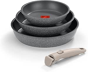 Monix One Click Pietra Set 3 sartenes apilables, 20-24-26 cm por 40.90€
