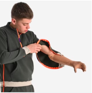 Sudadera niños con cremallera fácil de poner verde oliva por 2€