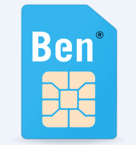 Ben Sim Only 20 GB (200 min/sms) voor €3,83 p/m bij Mobiel