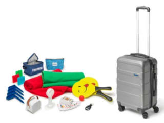 Hubo SUMMERBOX met reiskoffer voor €34,99 bij Hubo
