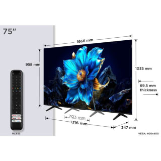 Get TCL 75" 4K QLED HDR Google TV for £569