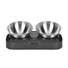 Dubbele roestvrijstalen voerbakken voor €8,79 bij Joybuy