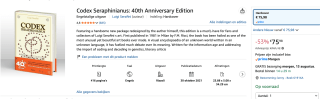 Codex Seraphinianus: 40th Anniversary Edition voor €75,98 bij Amazon