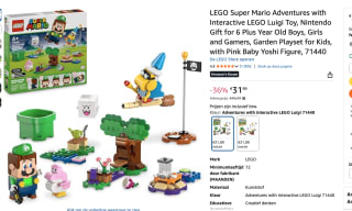 LEGO Super Mario™ Avonturen met interactieve LEGO Luigi voor €31,99 bij Amazon