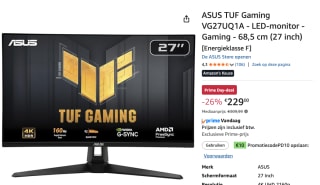 ASUS TUF Gaming VG27UQ1A - LED-monitor voor €229 bij Amazon