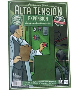 Juego de mesa Alta Tensión Reenergizado: Expansión Europa y Norteamérica por 4€