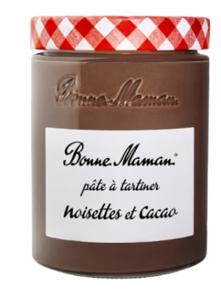 Le pot de 580g de pâte à Tartiner Noisettes et Cacao BONNE MAMAN à 6,25€
