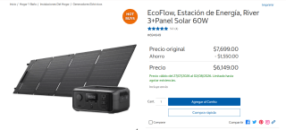 EcoFlow RIVER 3 245Wh por $12,999 | Oferta Costco