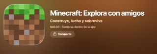 Minecraft por $40 | Android e iOS