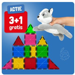 3+1 gratis op geselecteerd speelgoed bij Lobbes