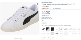 PUMA Puma Smash 3.0 L Unisex Sneakers voor €28,80 bij Amazon