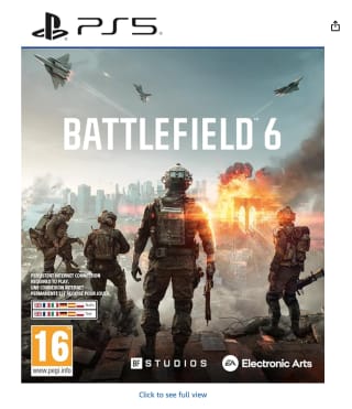 Battlefield 6 Édition Standard (PS5, disque) pour 35,30€ chez Amazon