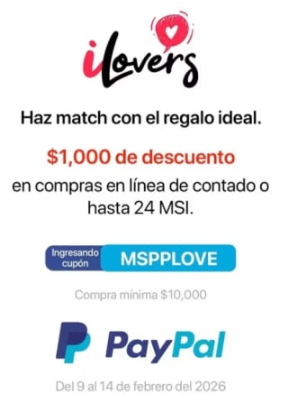 Cupón MacStore: $1,000 de Descuento con PayPal